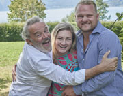 Starkoch Alain Passard mit Katharina und Konstantin Wolf &copy;Foto: "Ge Prado"